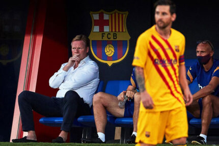 Messi dễ ngồi ngoài tới 2022: Koeman lo lắng ra mặt, chủ tịch Laporta nói gì?